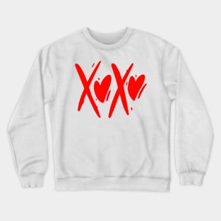 xoxo design Crewneck Sweatshirt